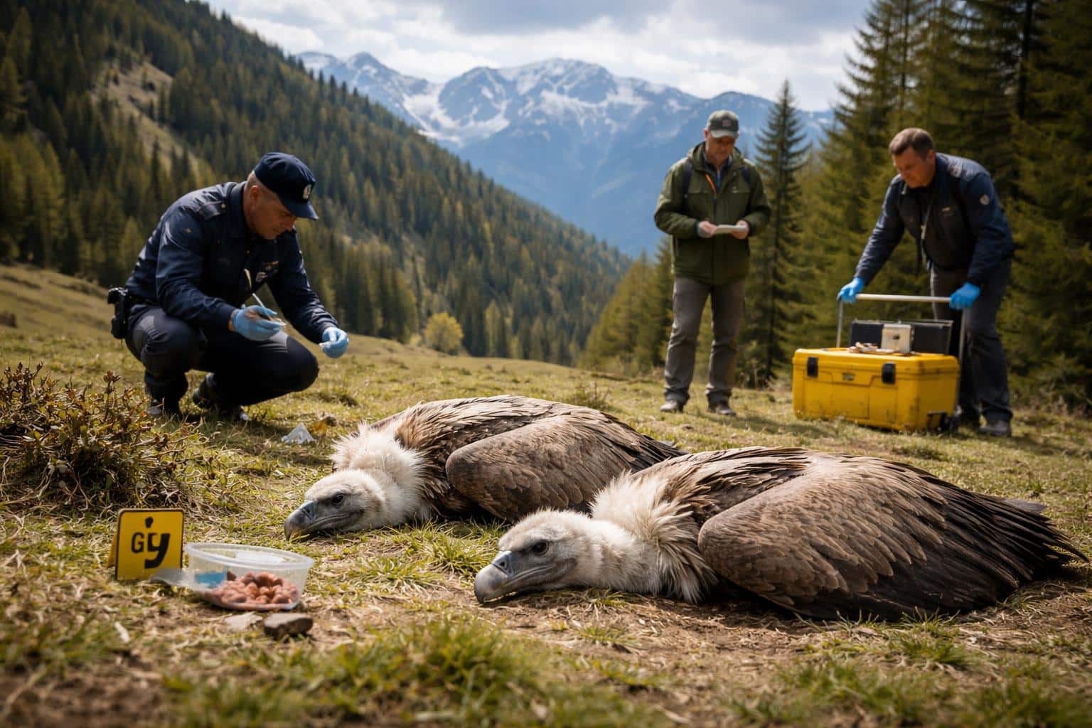 Neuer Verdacht im Fall der vergifteten Gänsegeier im Lesachtal