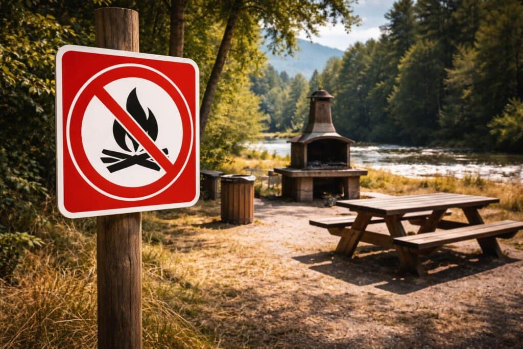 Offenes Feuer bleibt verboten