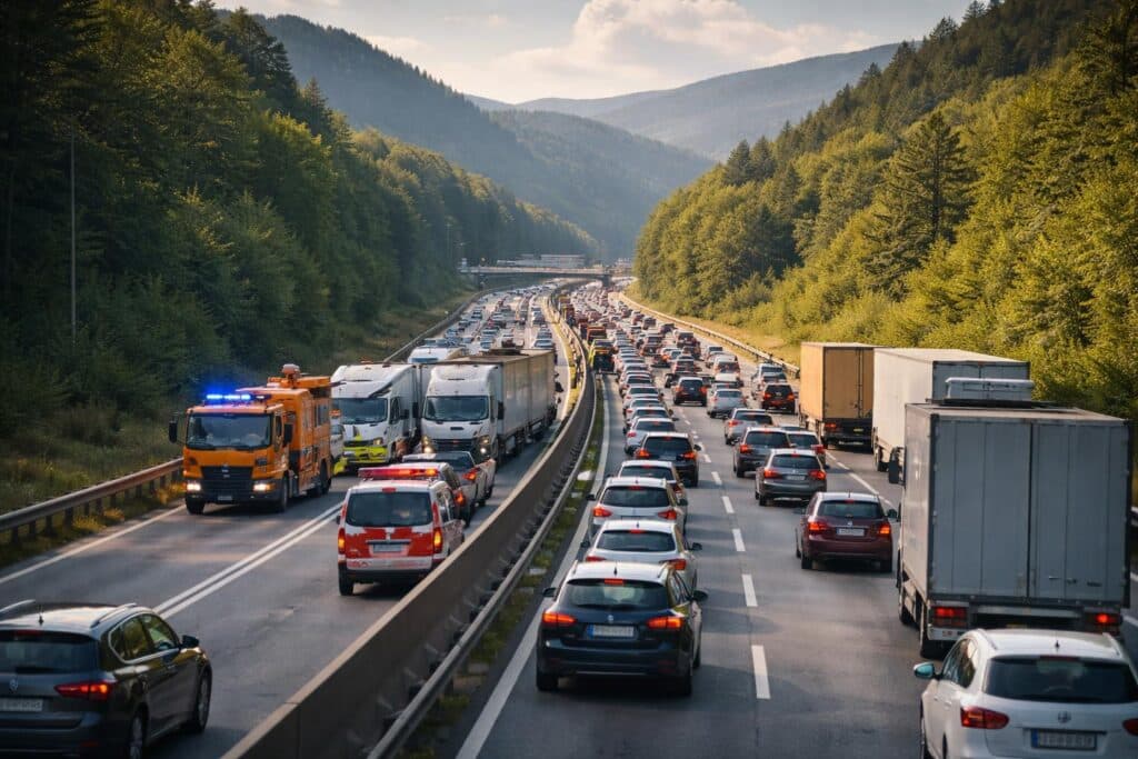 A2 Süd Autobahn, Graz Richtung Klagenfurt
