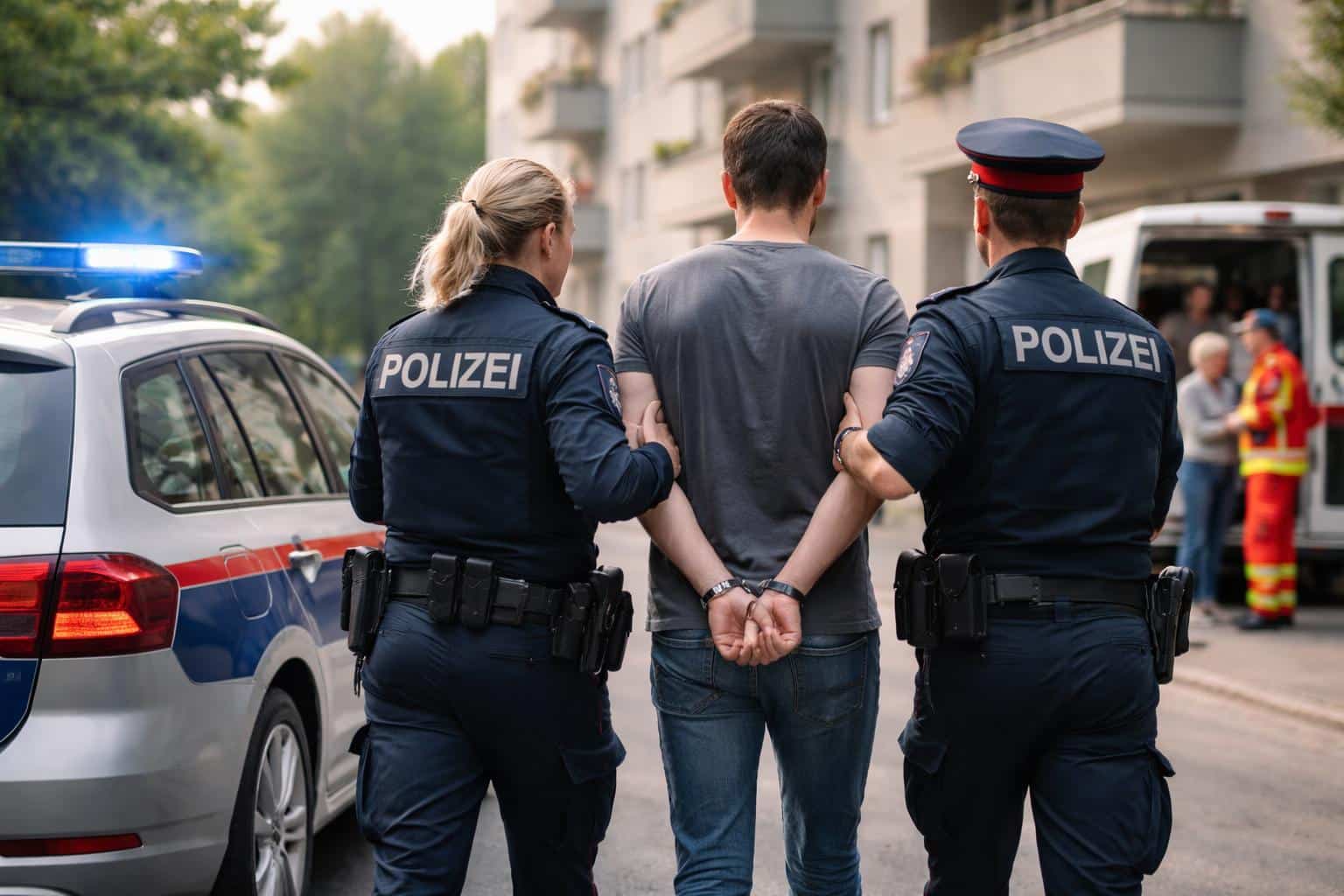 Nachbar nach Attacke festgenommen