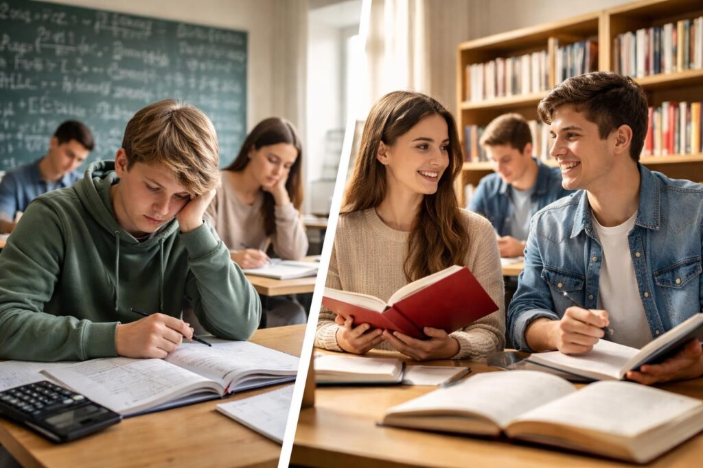 Gymnasiasten schwächeln in Mathematik, BHS-Schüler glänzen in Deutsch