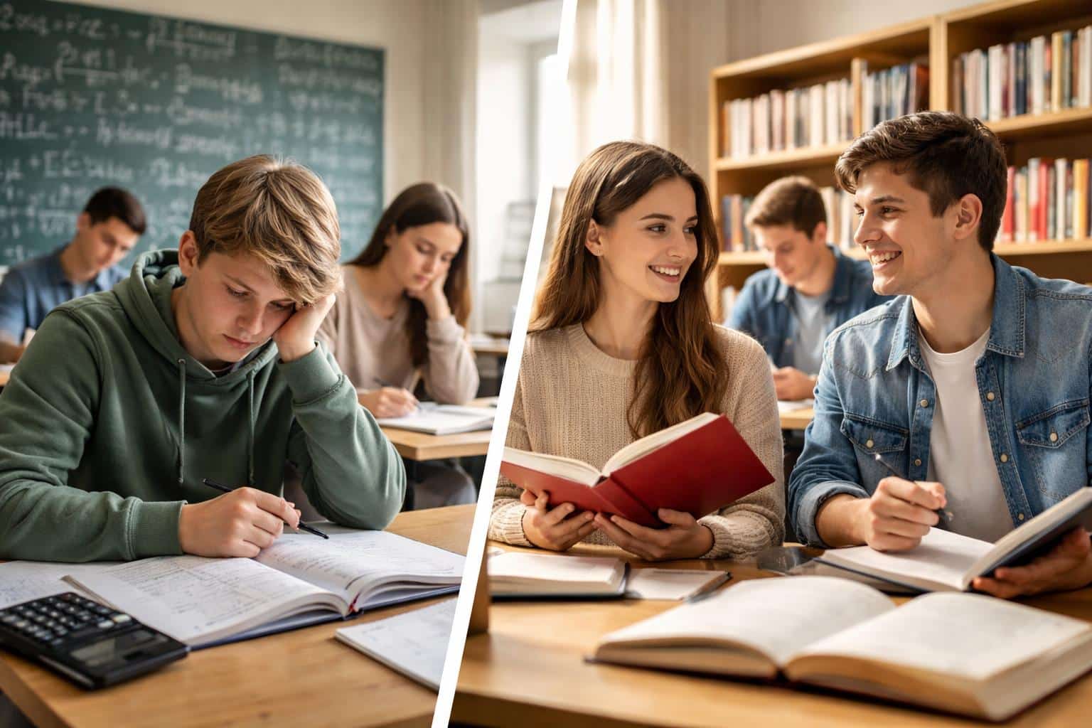 Gymnasiasten schwächeln in Mathematik, BHS-Schüler glänzen in Deutsch