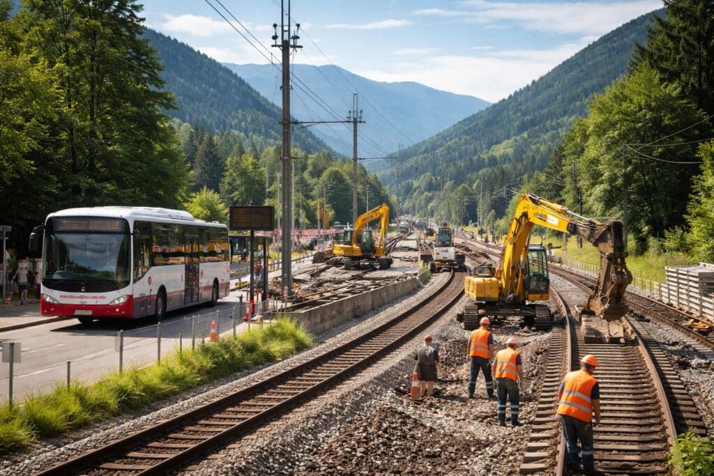 ÖBB: Sommerbaustellen in Kärnten führen zu Ausfällen und Abweichungen