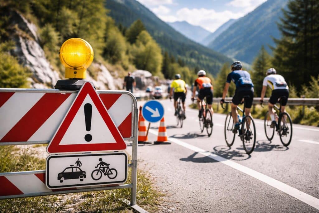 Sperren und Behinderungen auf Straßen im Alpe Adria-Raum