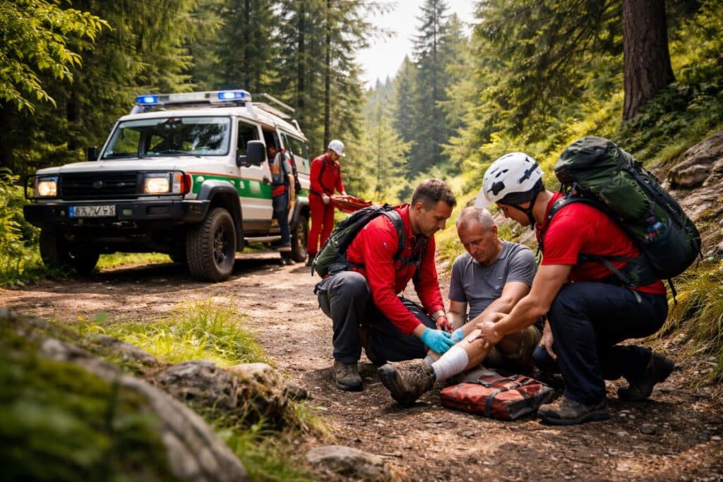 Verletzter am Kreuzbergl gerettet