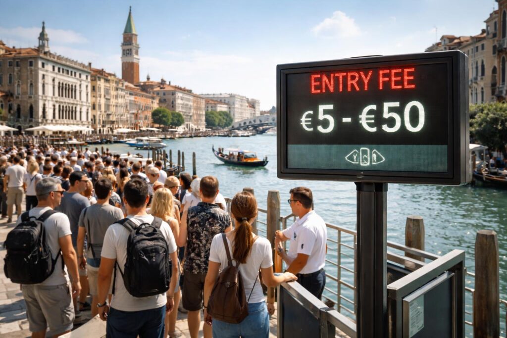 Venedig will bis zu 50 Euro Eintritt von Tagestouristen kassieren