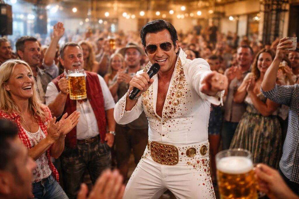 Der „Alpen-Elvis“ und seine Fans