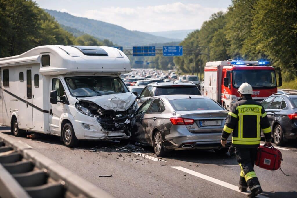 Verkehrsunfall auf der Südautobahn