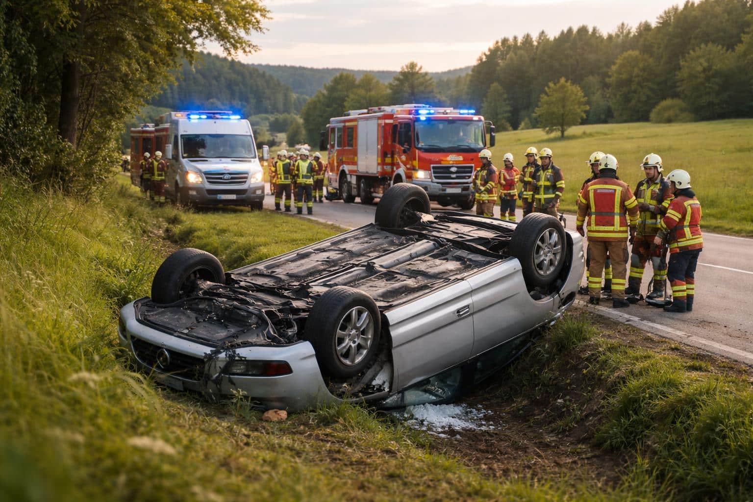 Verkehrsunfall im Bezirk Feldkirchen
