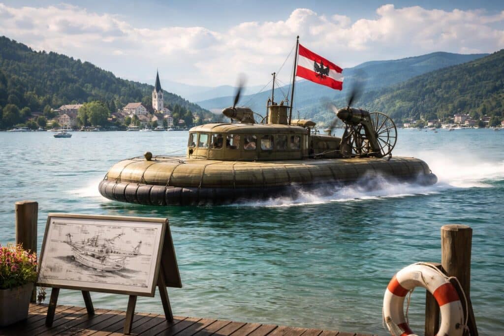 Auf dem Wörthersee ist ein Geheimprojekt von 1915 unterwegs