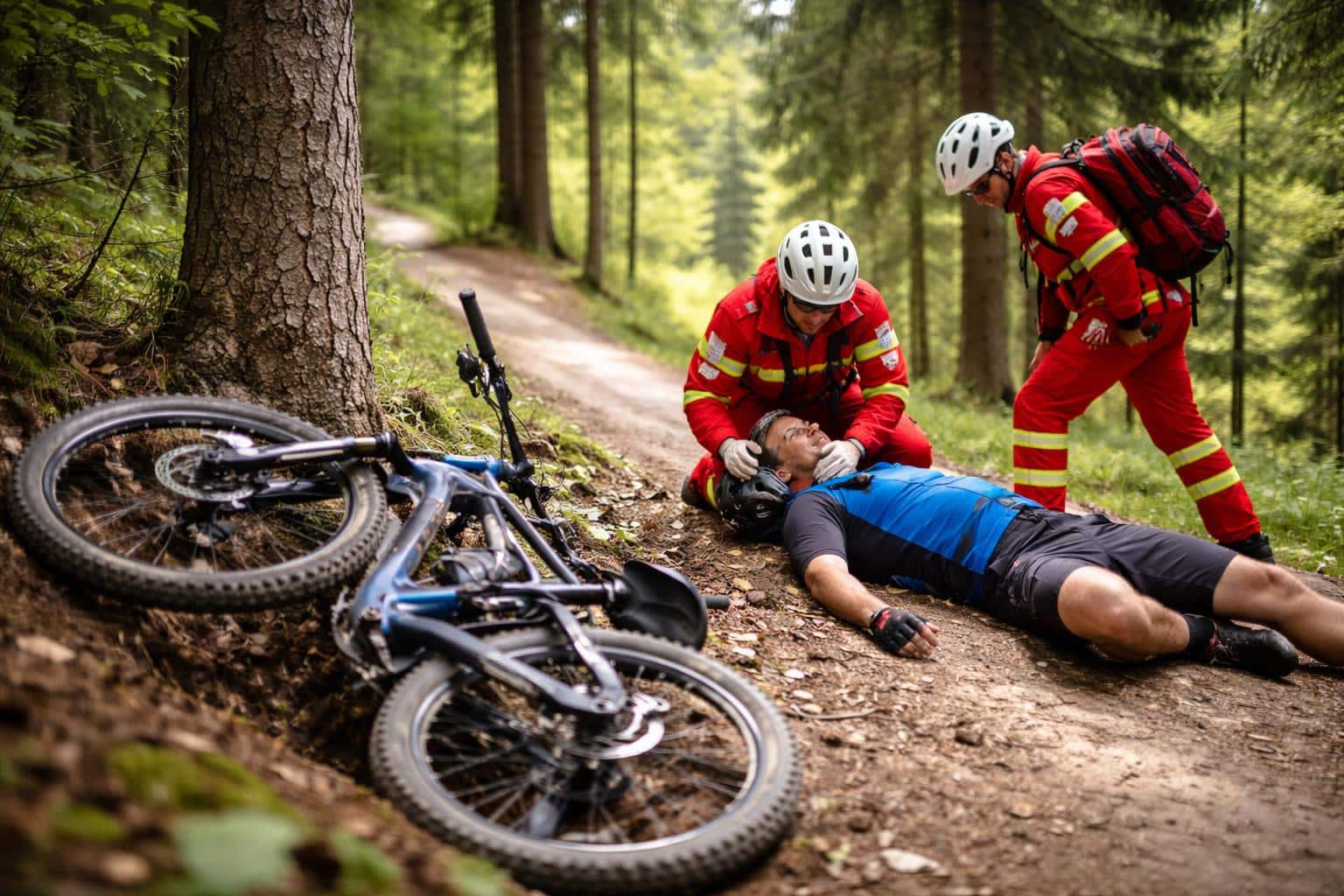 Urlauber mit E-Bike schwer gestürzt