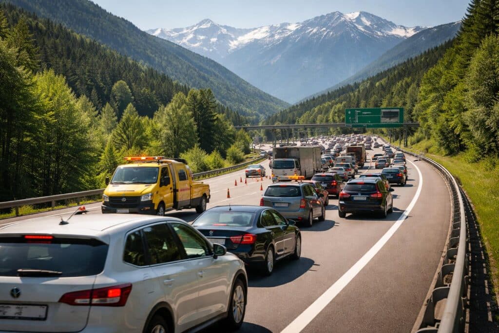 A10 Tauern Autobahn, Villach Richtung Salzburg