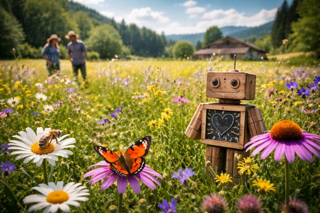 In diesem Unternehmen sind Biene und Schmetterling die Chefs