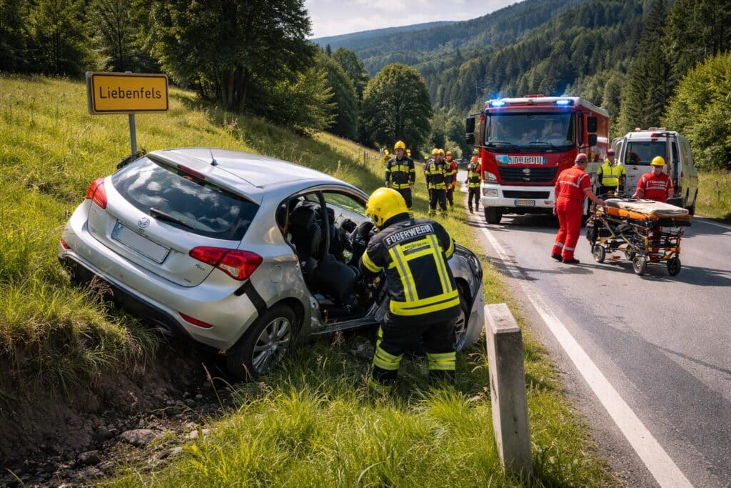 Verkehrsunfall in Liebenfels