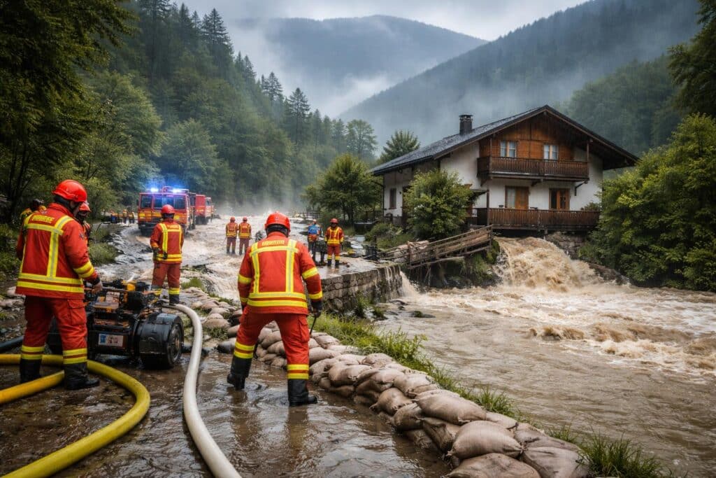 Unwettereinsätze im Rosental