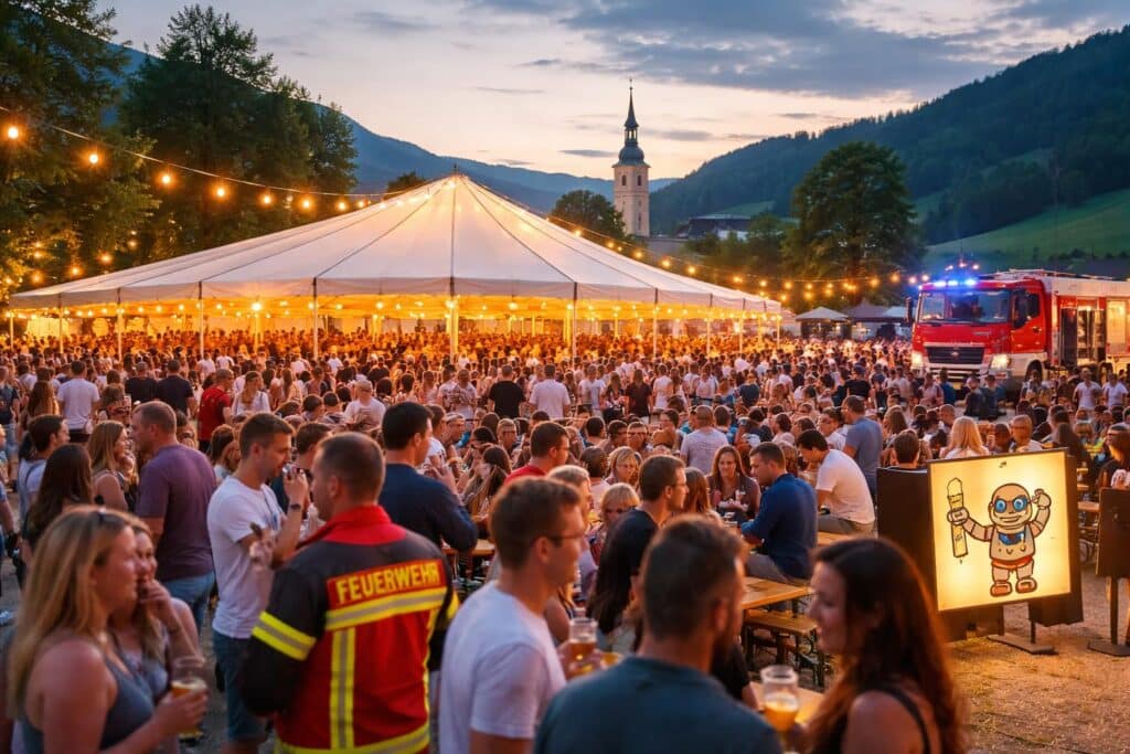 Sommerfest der FF Globasnitz lockt wieder Hunderte Besucher an