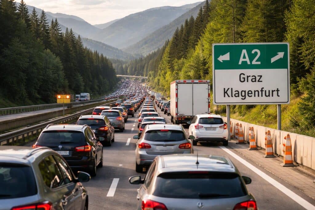 A2 Süd Autobahn, Klagenfurt - Graz