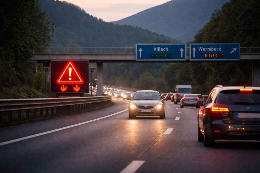 A2 Süd Autobahn, Villach - Klagenfurt