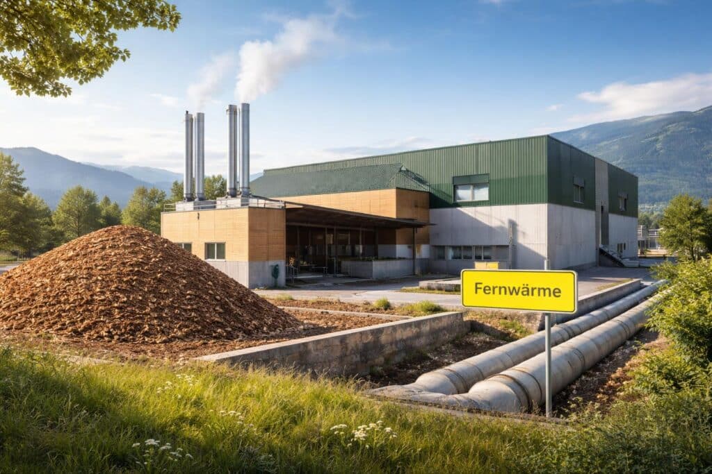 Firstfeier für Biomasse-Heizwerk Lustenau