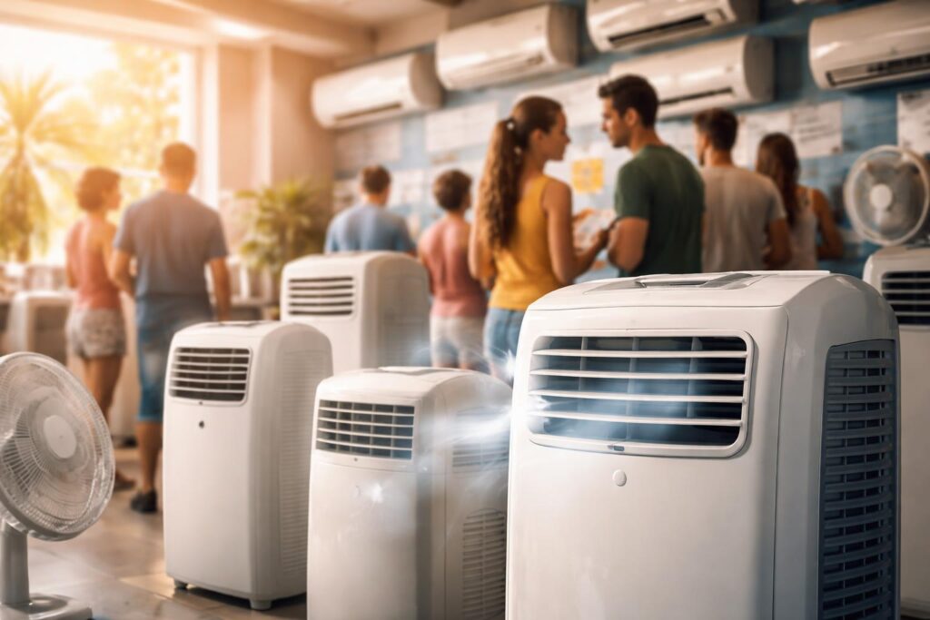 Ansturm auf Klimaanlagen