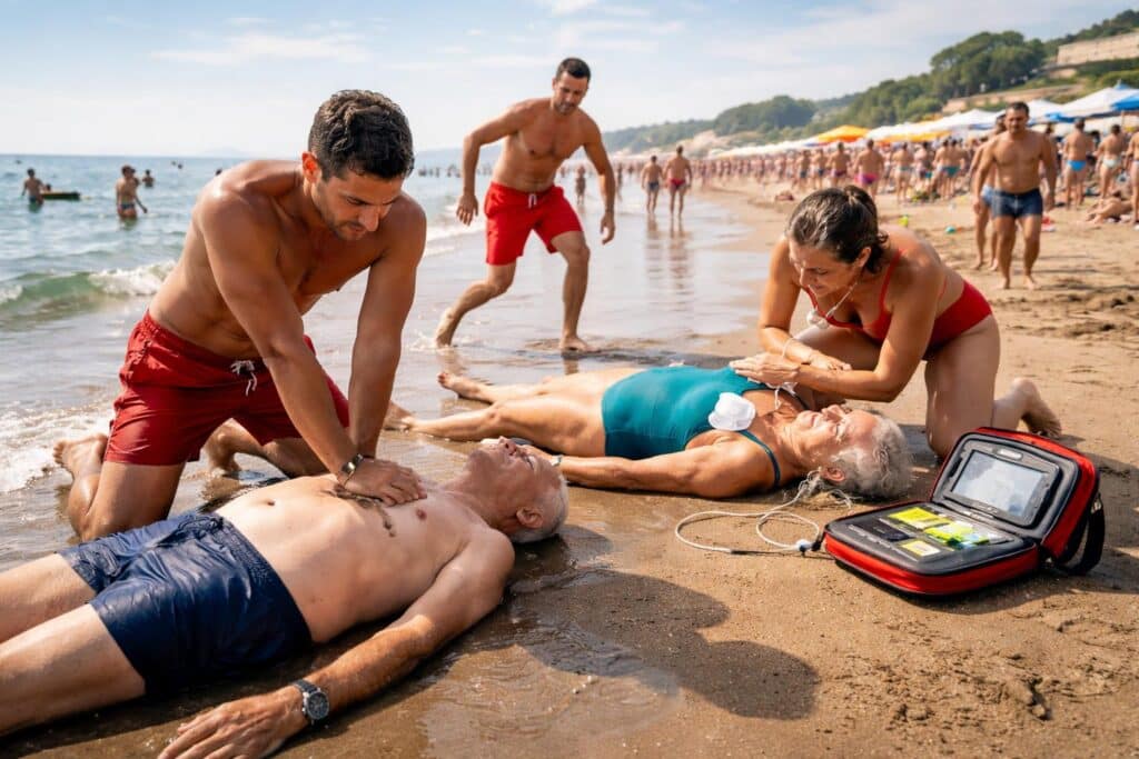 Österreicher mussten am Strand von Lignano wiederbelebt werden