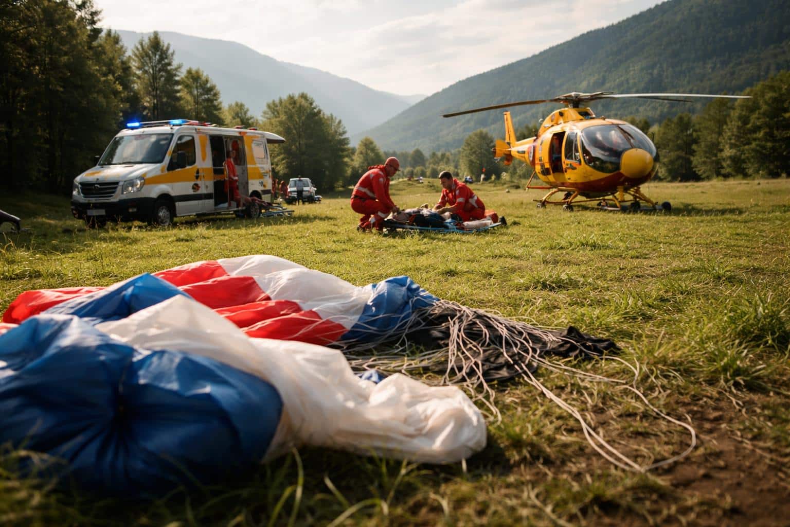 Vom Wind versetzt: Steirischer Fallschirmspringer stürzte in Kärnten ab