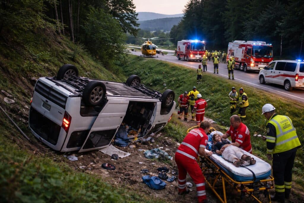 Verkehrsunfall mit Personenschaden im Bezirk St. Veit an der Glan