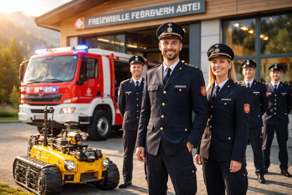 Kommando-Wechsel bei der Freiwilligen Feuerwehr Abtei