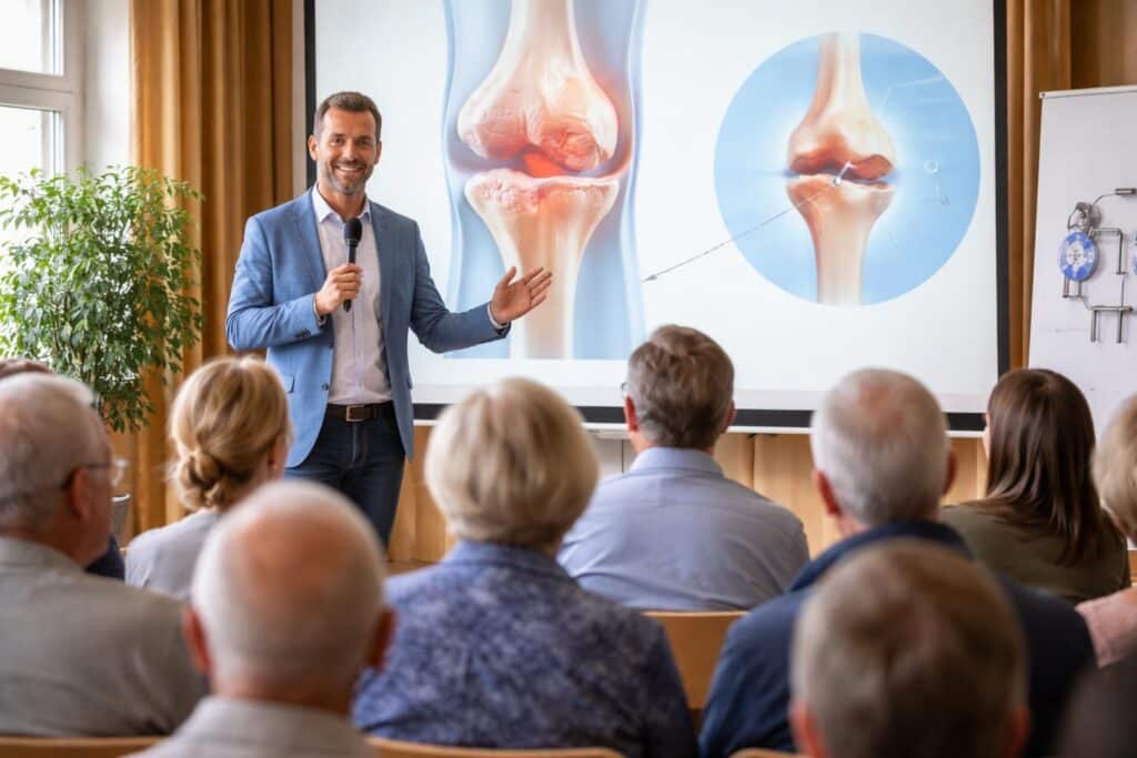 Großes Interesse an Gesundheitsvortrag von Dr. Hannes Topar in Diex