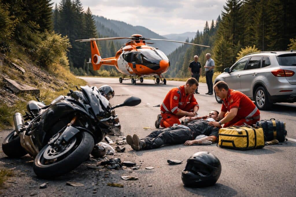 Verkehrsunfall mit Verletzung im Bezirk Feldkirchen