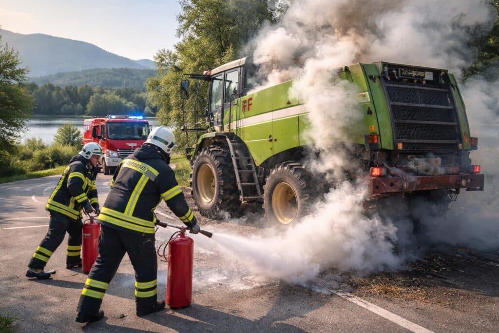 Am Weg zum Landesbewerb: FF Miklauzhof verhinderte größeren Brand