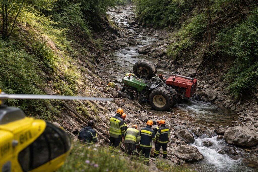 Tödlicher Traktorunfall