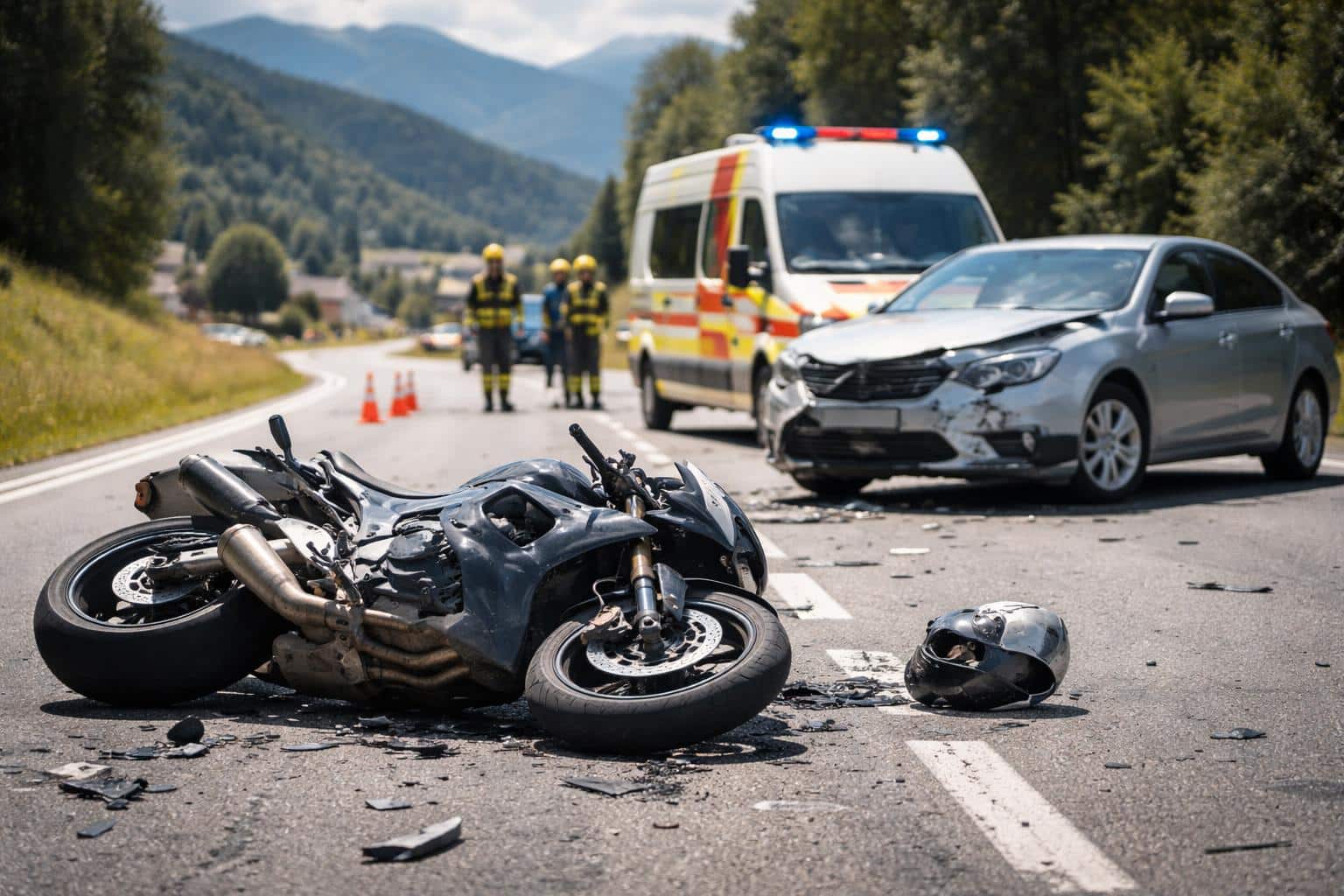 Motorrad gegen Pkw: 73-Jähriger verletzt