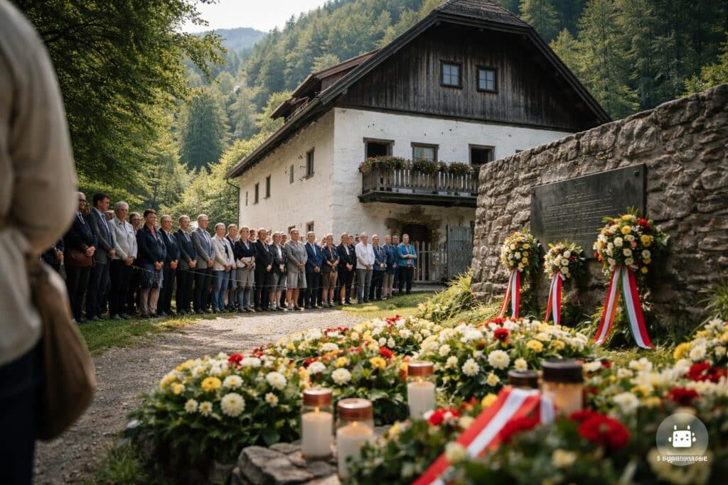 Gedenken an Massaker am Peršmanhof