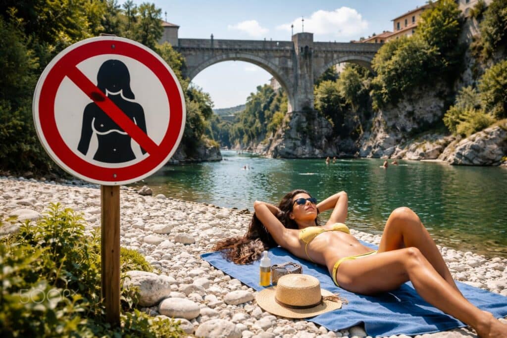 "Oben ohne"-Sonnenbad in Italien: Brasilianerin soll 100 Euro zahlen