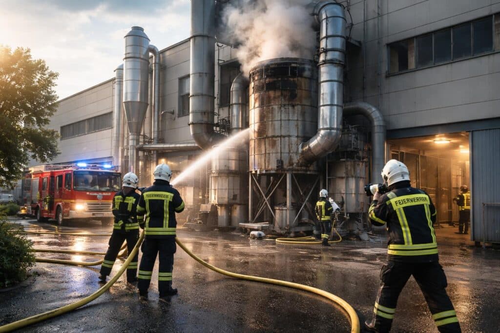 Industriegebiet Völkermarkt: Technische Anlage fing Feuer