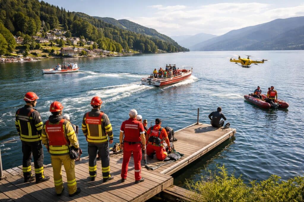 Große Suchaktion am Millstätter See