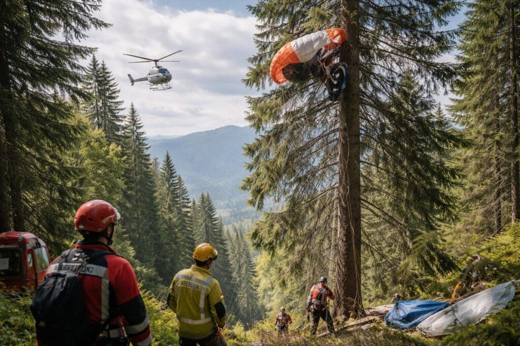 Turbulenzen führten zu Gleitschirmunfall auf der Petzen