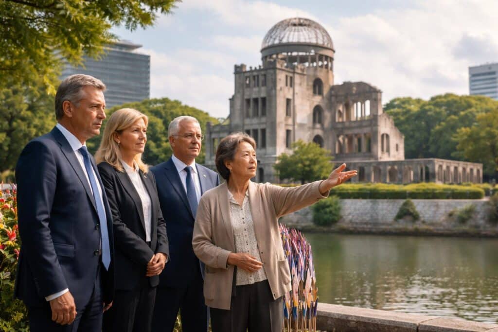 Kärntner Delegation in Hiroshima