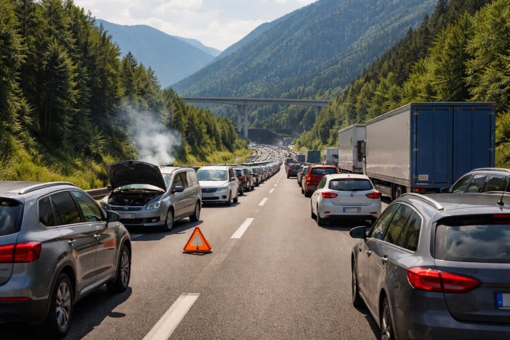 A2 Süd Autobahn, Graz Richtung Klagenfurt