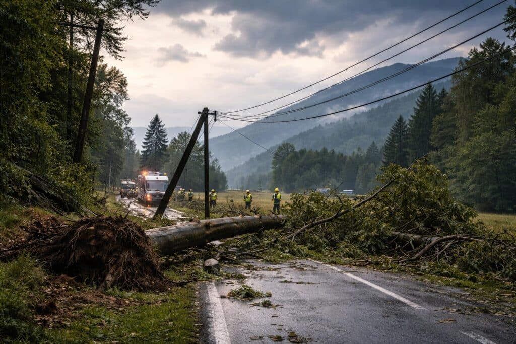 Neuerlich schweres Unwetter über Kärnten