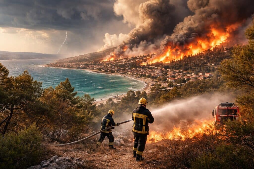 Hitzerekorde, Unwetter und Waldbrände: Wetterchaos in Kroatien