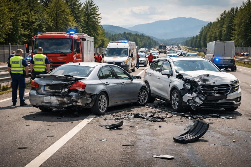 Verkehrsunfall mit Personenschaden im Bezirk Klagenfurt