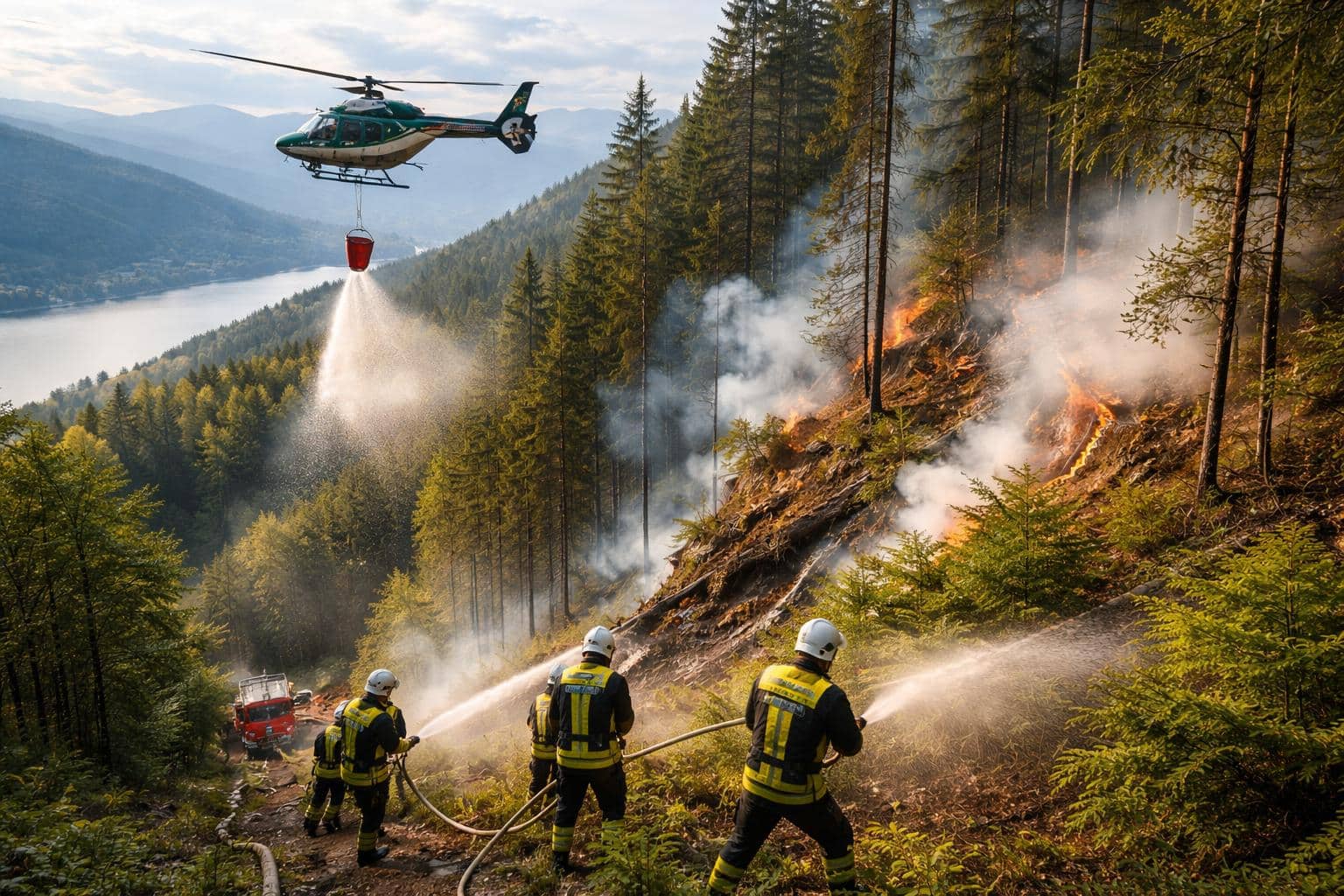 Brandereignis im Bezirk Spittal/Drau