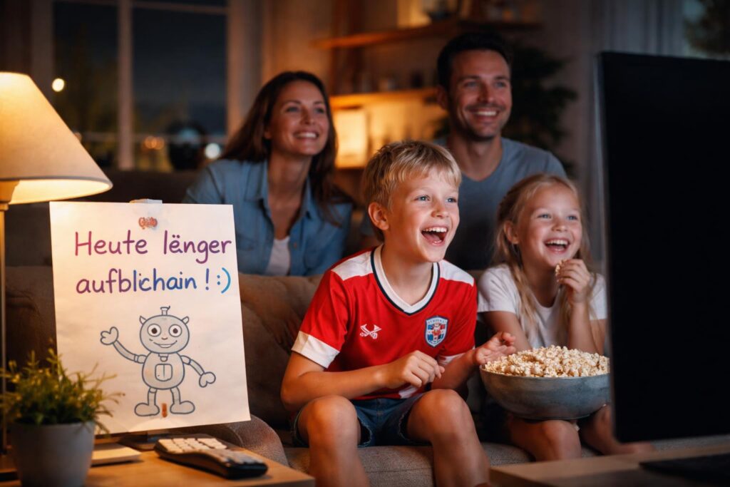Bundespräsident bittet alle Eltern, Kinder länger aufbleiben zu lassen