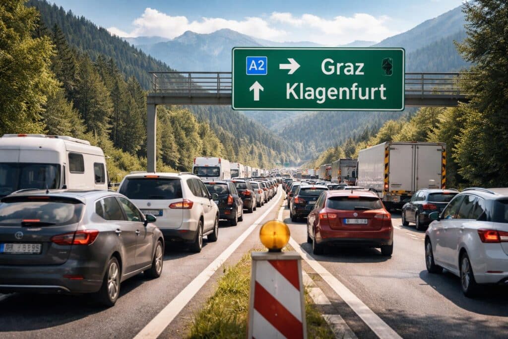A2 Süd Autobahn, Klagenfurt - Graz