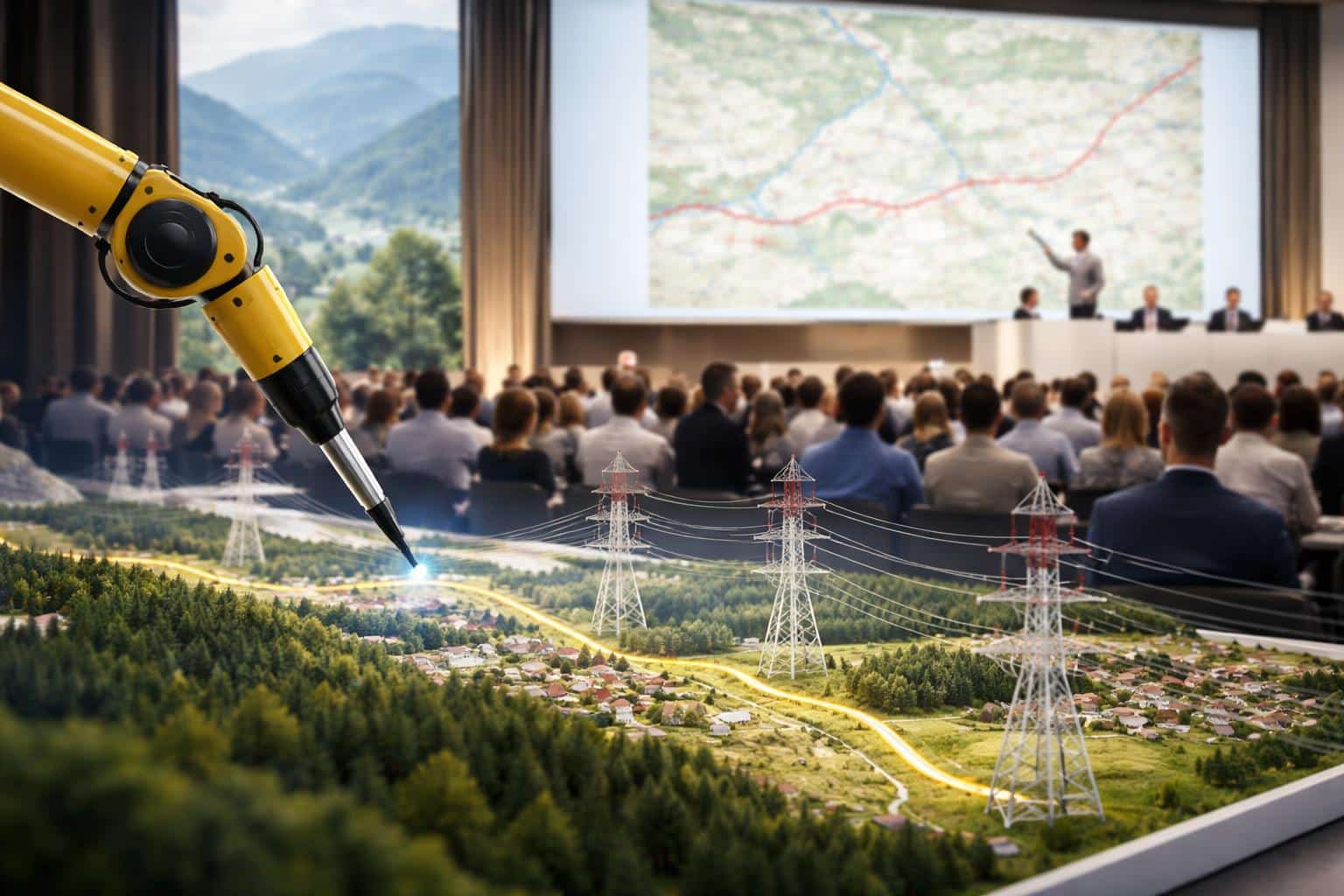 380-kV-Leitung: Planungsstand präsentiert