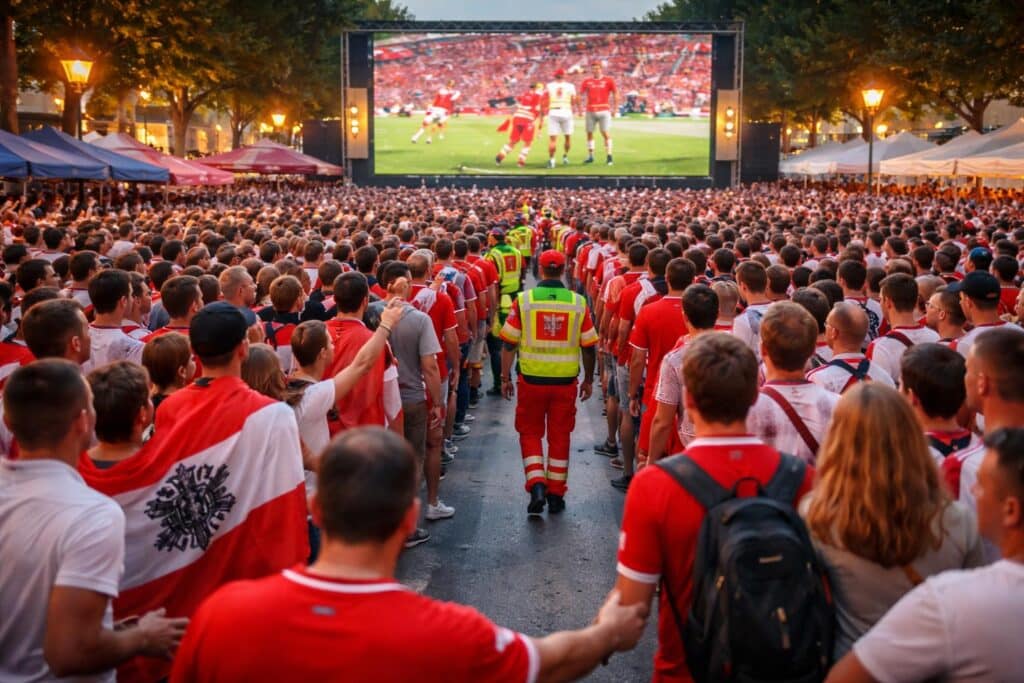 „Rettungsgasse“ für Fußballfans