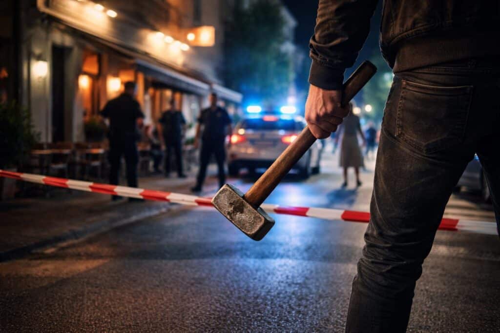 Mann schlägt Wirt nieder und verfolgt Frau
