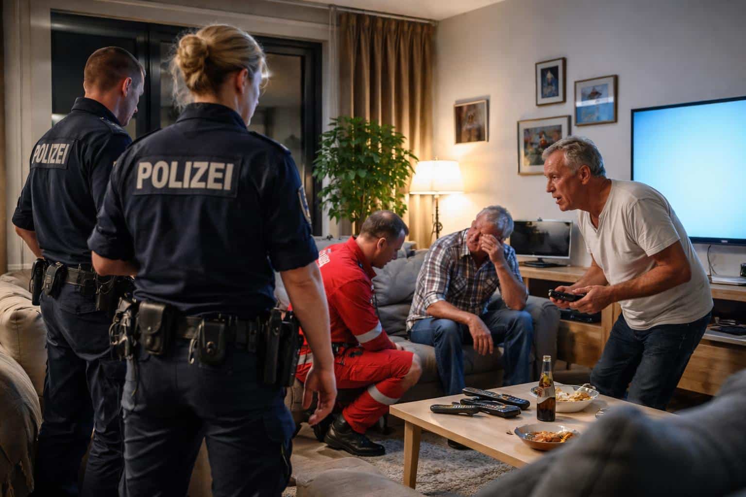 Streit bei Fernseheinstellung eskaliert